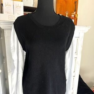 Karl Lagerfeld Knit Cozy Shirt Pullover Sweater Top
